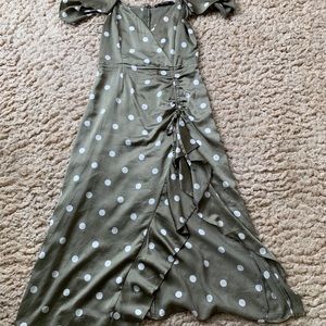 Zara Polka Dot midi dress